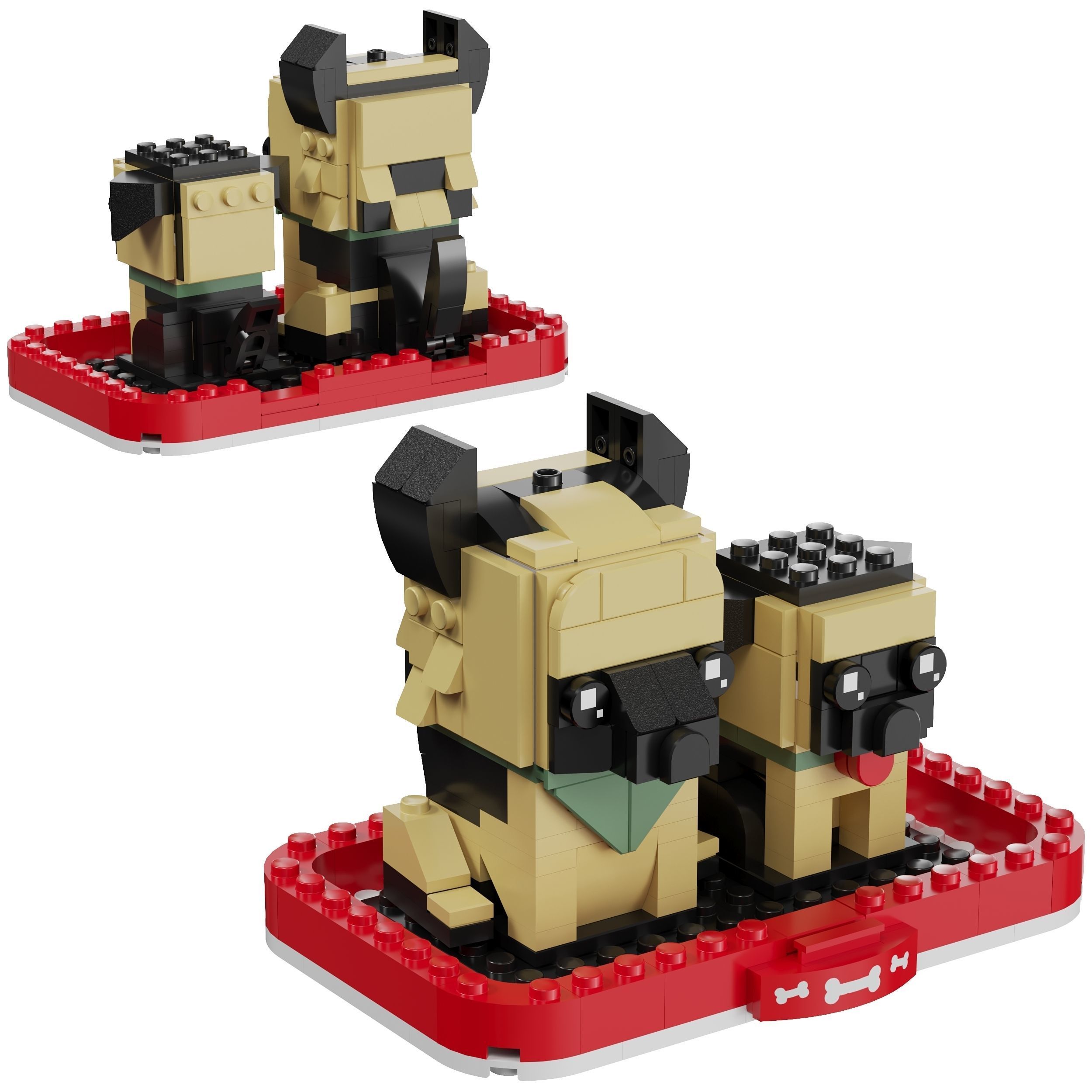 3D Lego BrickHeadz