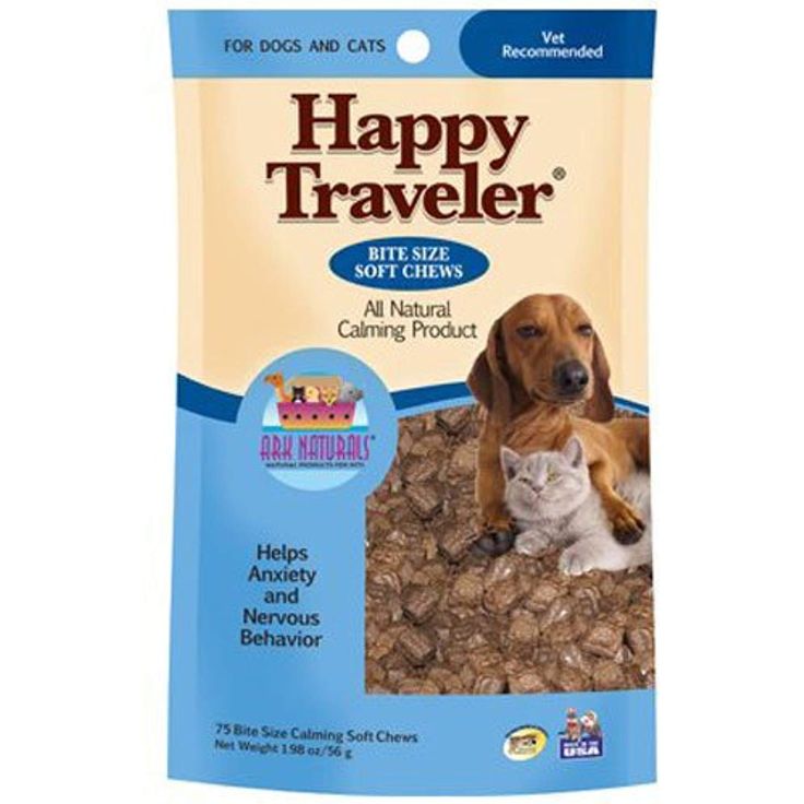 ARK NATURALS PRODUCTS FOR PETS 326003 75 Count Happy Traveler Soft ...