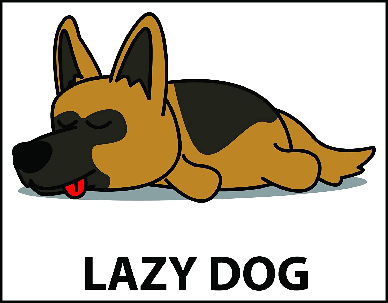 How To Draw A Cartoon German Shepherd Puppy