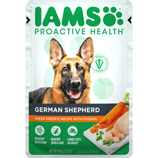 IAMSâ¢ Proactive Healthâ¢ German Shepherd Breed Specific Chicken Flavor ...