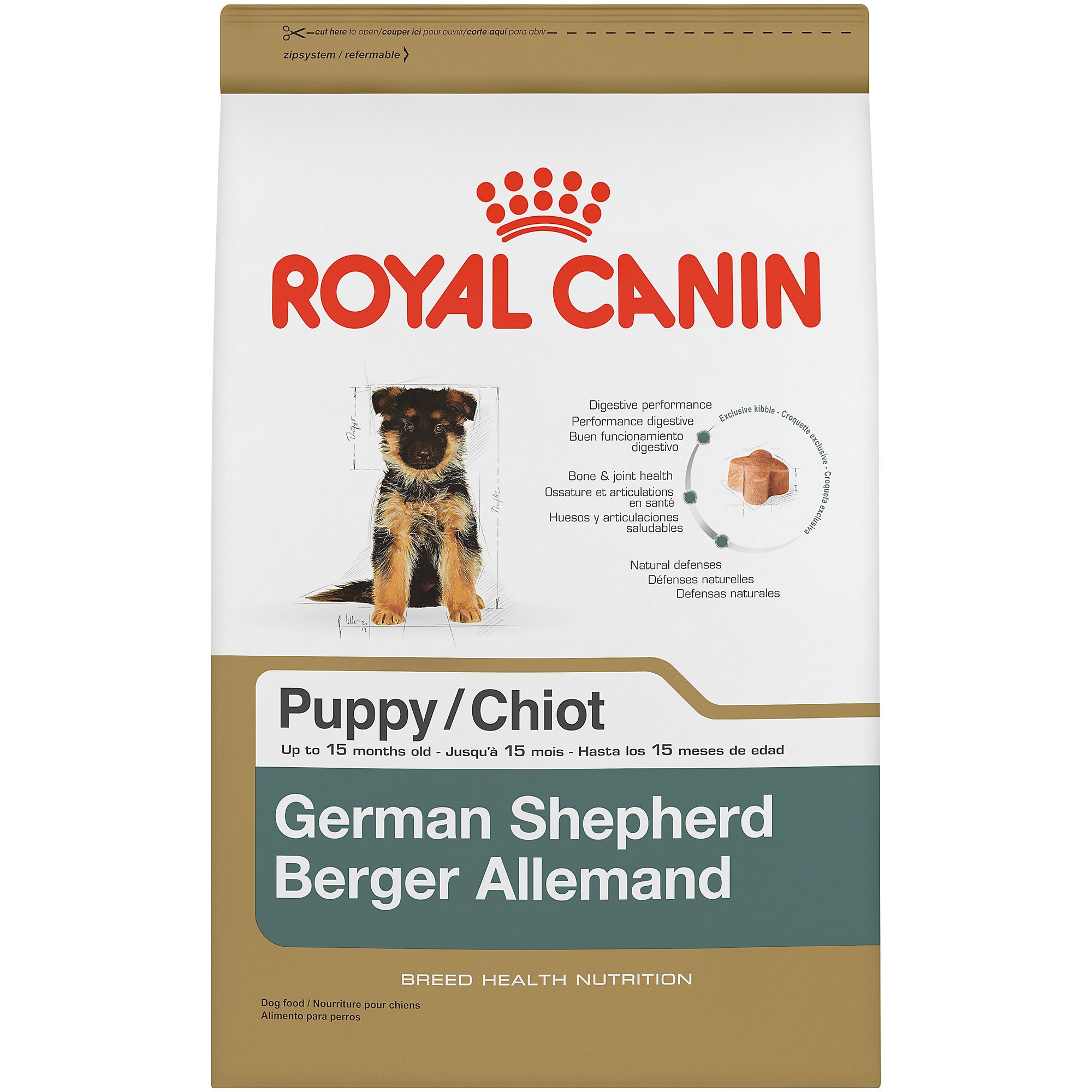 Royal Canin Breed Health Nutrition German Shepherd Puppy Dry Dog Food ...