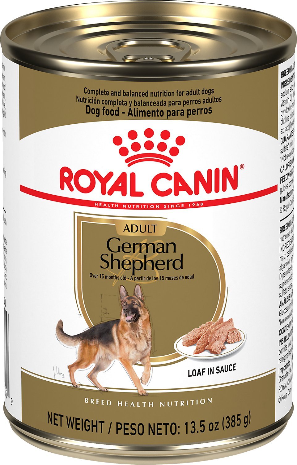 Royal Canin German Shepherd Loaf in Sauce Canned Dog Food, 13.5