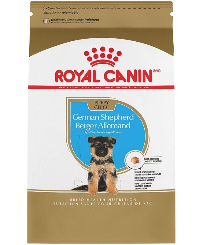 Royal Canin German Shepherd Puppy Breed Specific Dry Dog Food, 30 ...