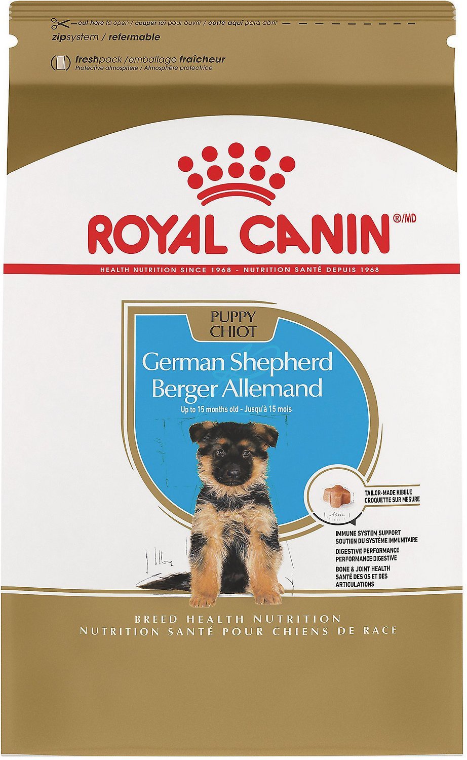 Royal Canin German Shepherd Puppy Dry Dog Food, 30