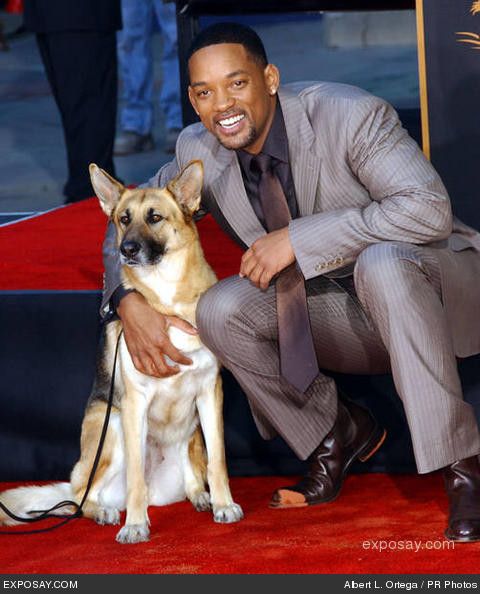 Will Smith &  his dog Abbey